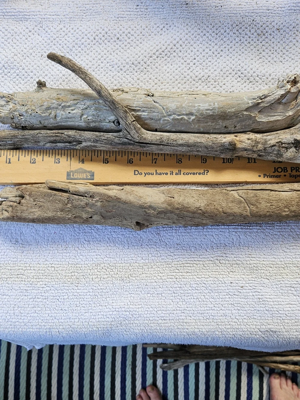 Natural Driftwood Decorative Accent - Neutral Brown #10